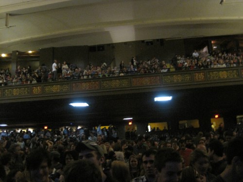 The State Theatre was PACKED!