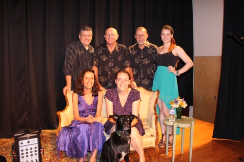 Johnson Hall Director Mike Miclon with his great JH volunteers, Suzzy, Lucy, and Maeby