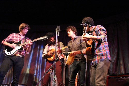 Don Mitchell, Auyon Mukharji, David Senft, and Harris Paseltiner of Darlingside