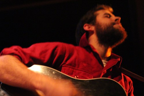 Blurry Max leading a sing along