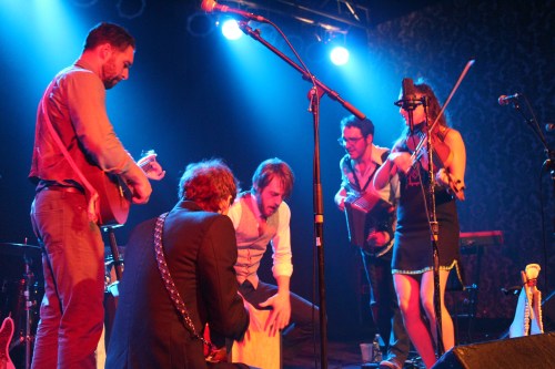 Philip Mayer on cajon drum