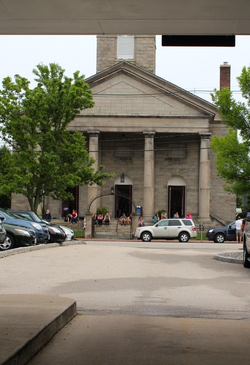 South Church from my parking spot