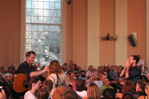 Getting ready for "Watch Over Us"