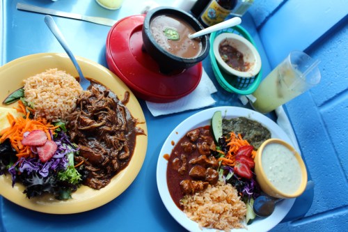 First stop off the plane: La Casa Poca Cosa in Tucson, Arizona. Amazing! Even got hugs from the owner who used to live in Maine!