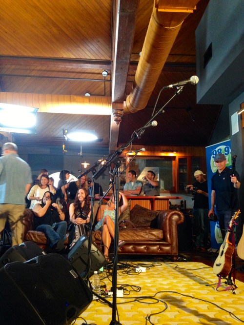 They asked us not to take photos during the show, but this is what it looked like at VIA after Studio Z. Awesome setting!