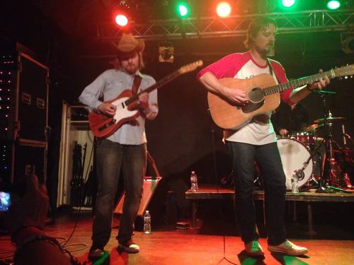 Laur Joamets and Sturgill Simpson at Brighton Music Hall. Photo courtesy of Ken Templeton.