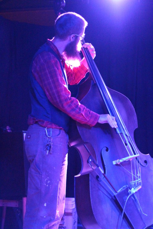Asher Platts on upright bass