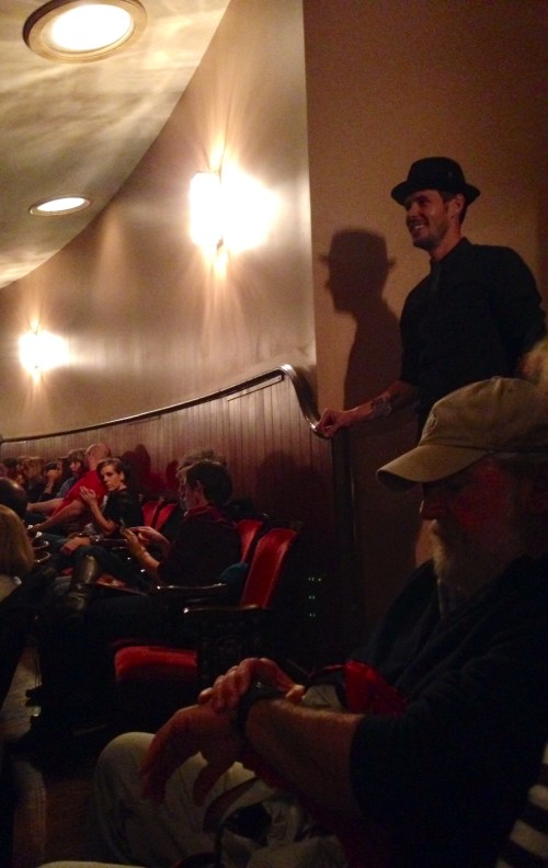 So sweet to have a moment with Phil before the show!