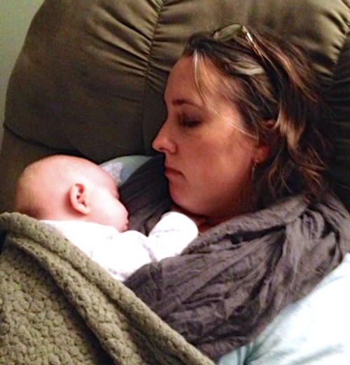 She's so snuggly that we fell asleep together for a little while before I took off for the show