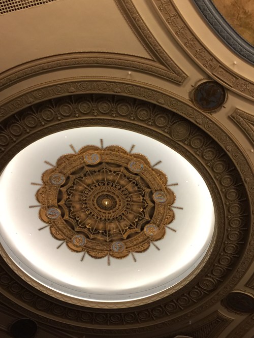 I'd never been to the Orpheum before. If you don't look too closely, it's quite pretty.