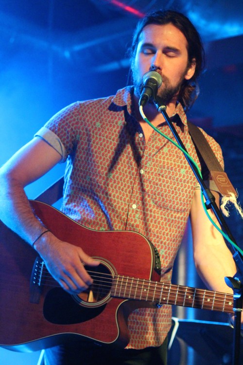 Tall Heights' Tim Harrington on guitar 